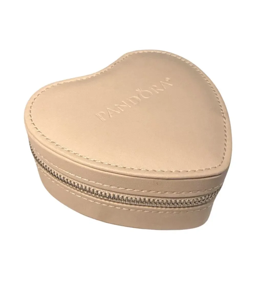Pandora Heart Shaped Jewelry Box Pink